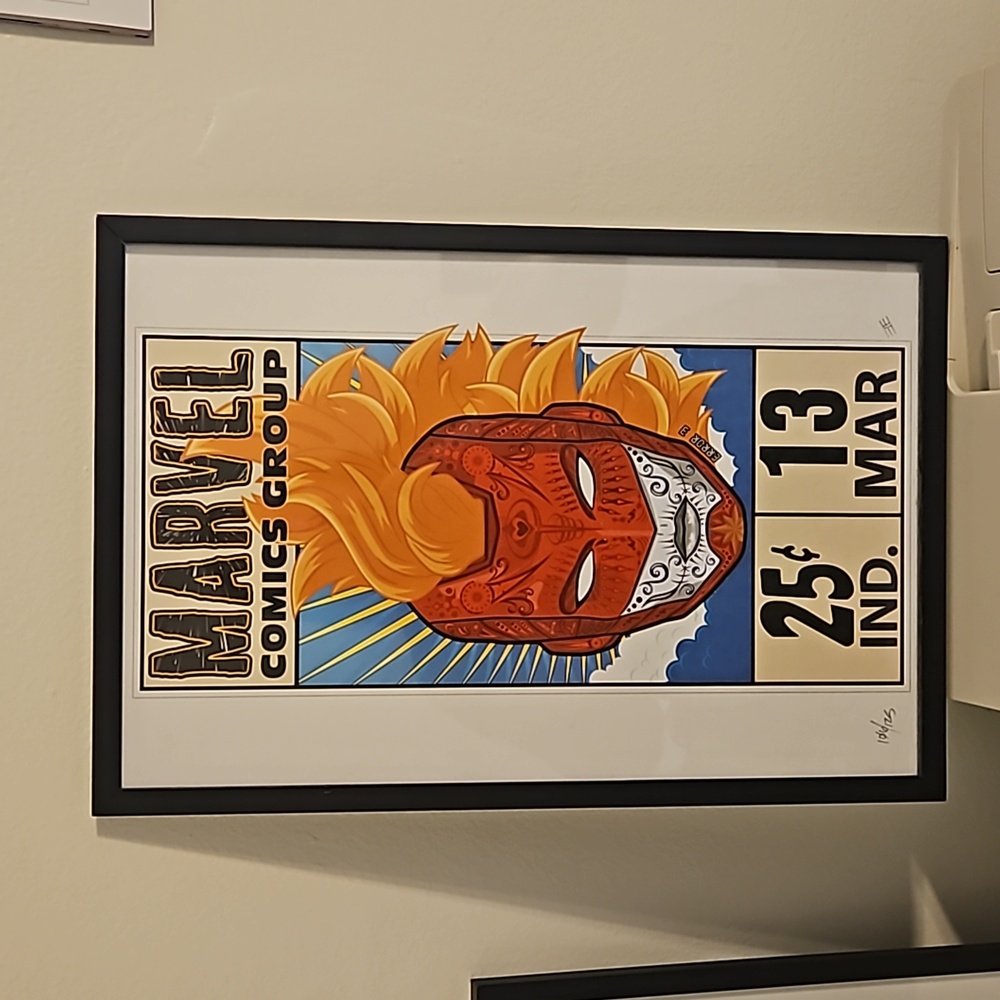 Marvel Comics Group Numbered & Framed Print